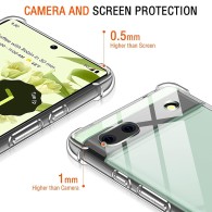 Калъф-Techsuit - Shockproof Clear Silicone - Google Pixel 6a - Clear