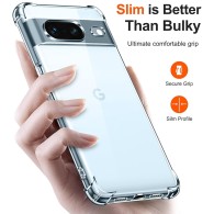 Калъф-Techsuit - Shockproof Clear Silicone - Google Pixel 7 - Clear