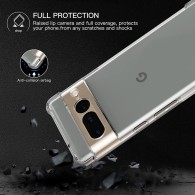 Калъф-Techsuit - Shockproof Clear Silicone - Google Pixel 7 Pro - Clear