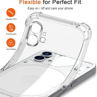 Калъф-Techsuit - Shockproof Clear Silicone - Nothing Phone (1) - Clear