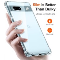 Калъф-Techsuit - Shockproof Clear Silicone - Google Pixel 7a - Clear