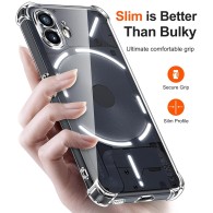 Калъф-Techsuit - Shockproof Clear Silicone - Nothing Phone (2) - Clear