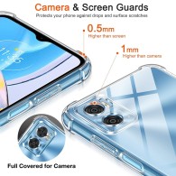 Калъф-Techsuit - Shockproof Clear Silicone - Motorola Moto E22 / Moto E22i - Clear