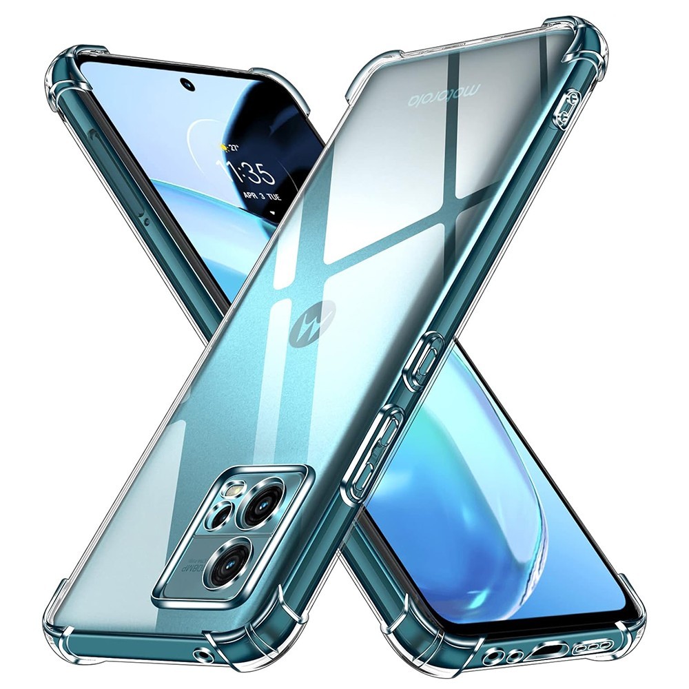 Калъф-Techsuit - Shockproof Clear Silicone - Motorola Moto G72 - Clear