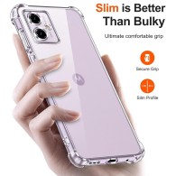 Калъф-Techsuit - Shockproof Clear Silicone - Motorola Moto G14 - Clear