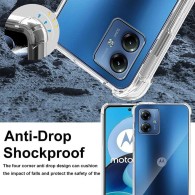 Калъф-Techsuit - Shockproof Clear Silicone - Motorola Moto G54 - Clear