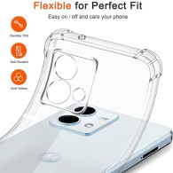 Калъф-Techsuit - Shockproof Clear Silicone - Motorola Moto G84 - Clear