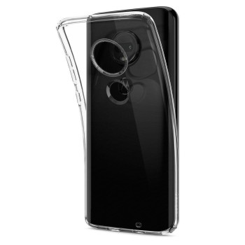 Spigen Liquid Crystal тънък силиконов (TPU) калъф за Motorola Moto G7 / G7 Plus, Crystal Clear