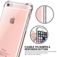 Калъф-Techsuit - Shockproof Clear Silicone - iPhone 5/ 5s/ SE - Clear