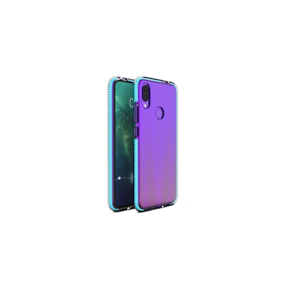 Калъф Spring Case clear TPU gel за Huawei P Smart 2019, Светло син