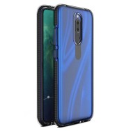 Калъф Spring Case clear TPU gel за Huawei Mate 20 Lite, Черен