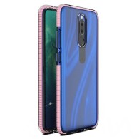Калъф Spring Case clear TPU gel за Huawei Mate 20 Lite, Светло розов