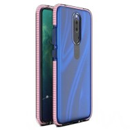 Калъф Spring Case clear TPU gel за Huawei Mate 20 Lite, Светло розов