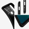 Spigen Rugged Armor удароустойчив силиконов (TPU) калъф за Motorola Moto G8 Plus, Matte Black