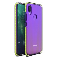 Калъф Spring Case clear TPU gel за Xiaomi Redmi Note 7, Жълт