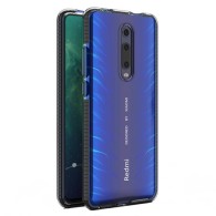Калъф Spring Case clear TPU gel за Xiaomi Mi 9T/Xiaomi Mi 9T Pro, Черен