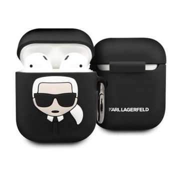 Калъф Karl Lagerfeld KLACCSILKHBK за AirPods