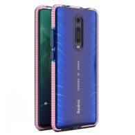 Калъф Spring Case clear TPU gel за Xiaomi Mi 9T/Xiaomi Mi 9T Pro, Светло розов