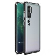 Калъф Spring Case clear TPU gel за Xiaomi Mi Note 10/Mi Note 10 Pro/Mi CC9 Pro, Черен