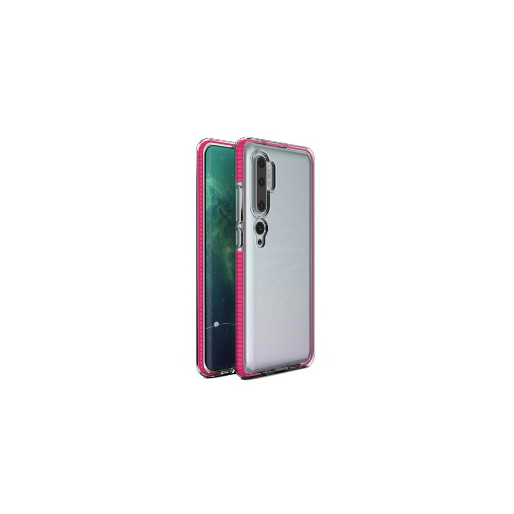 Калъф Spring Case clear TPU gel за Xiaomi Mi Note 10/Mi Note 10 Pro/Mi CC9 Pro, Розов