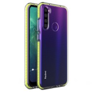 Калъф Spring Case clear TPU gel за Xiaomi Redmi Note 8T, Жълт