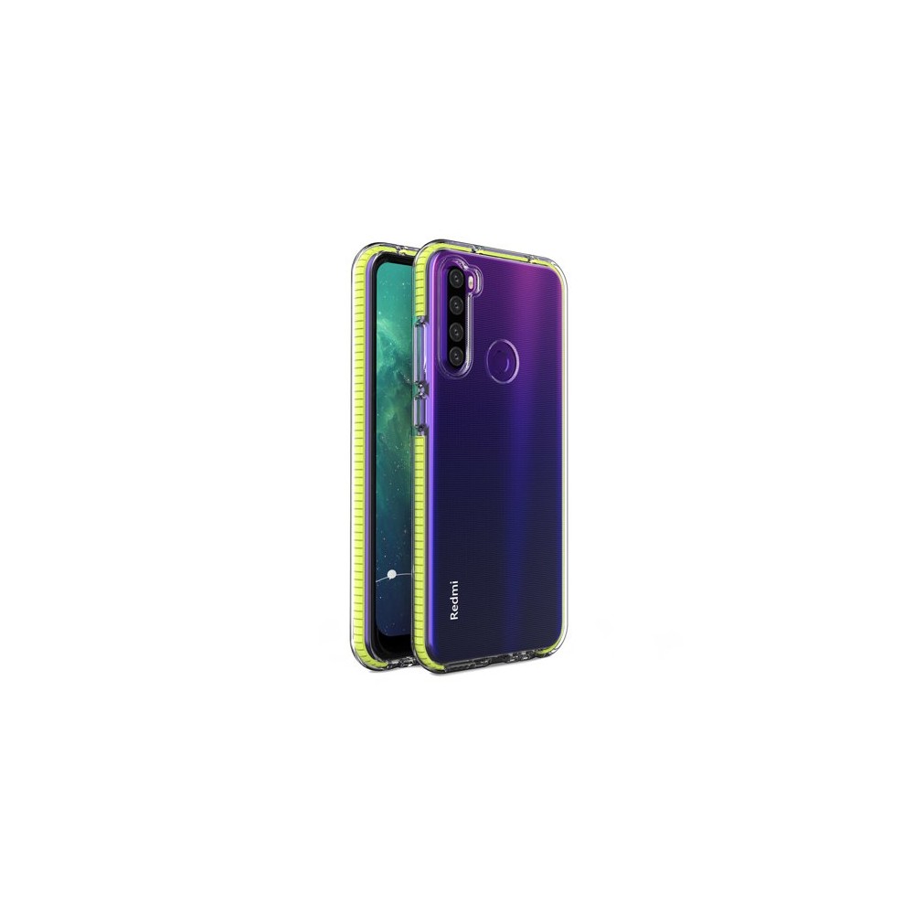 Калъф Spring Case clear TPU gel за Xiaomi Redmi Note 8T, Жълт
