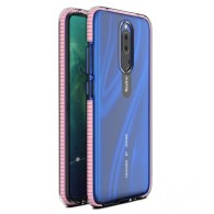 Калъф Spring Case clear TPU gel за Xiaomi Redmi 8A/Xiaomi Redmi 8, Светло розов