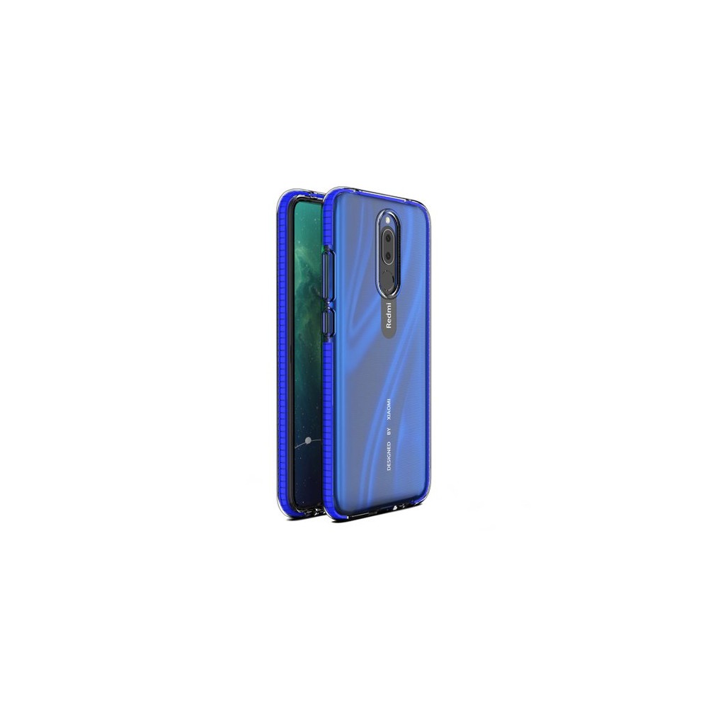 Калъф Spring Case clear TPU gel за Xiaomi Redmi 8A/Xiaomi Redmi 8, Тъмно син