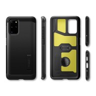 Spigen Tough Armor хибриден кейс с най-висока степен на защита Tech за Samsung Galaxy S20+ Plus, Black