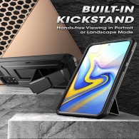 Удароустойчив хибриден кейс Supcase Unicorn Beetle Pro за Samsung Galaxy A51, Черен
