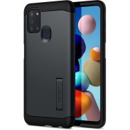 Калъф SPIGEN Tough Armor за Samsung Galaxy A21S, Metal Slate