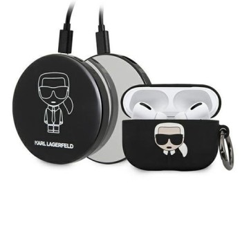 Калъф Karl Lagerfeld KLBPPBOAPK за AirPods Pro + Външна батерия Ikonik