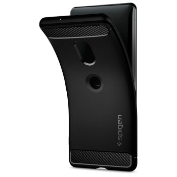 Spigen Rugged Armor удароустойчив силиконов (TPU) калъф за Sony Xperia Xz3, Black