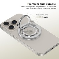 Tech-Protect MMR300 Magsafe Phone Ring, Универсален, Silver