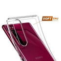 Spigen Liquid Crystalтънък силиконов (TPU) калъф за Sony Xperia 5, Crystal Clear