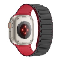 Каишка Tech-Protect iconband Magnetic за Apple Watch 4 / 5 / 6 / 7 / 8 / SE / Ultra 1 / 2, 42 / 44 / 45 / 49mm, Black Red