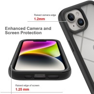 Калъф-Techsuit - Defense360 Pro + Screen Protector - iPhone 15 - Black