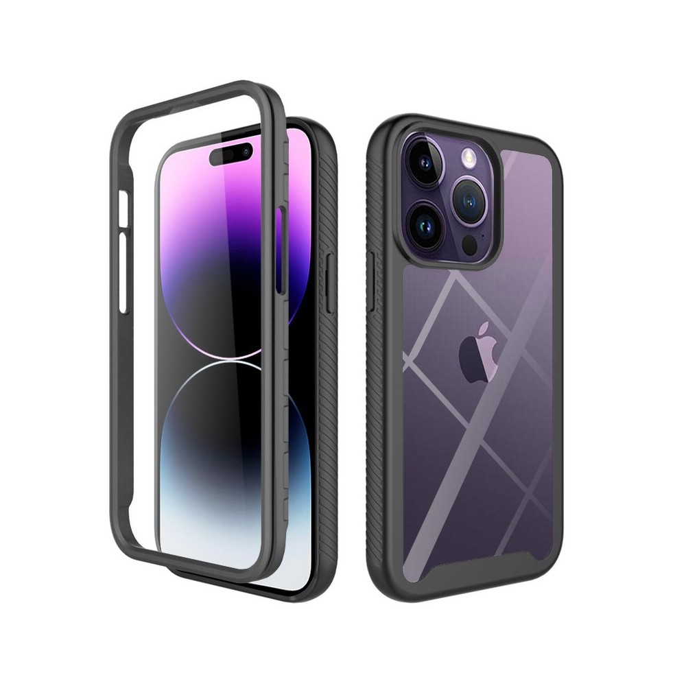 Калъф-Techsuit - Defense360 Pro + Screen Protector - iPhone 14 Pro Max - Black