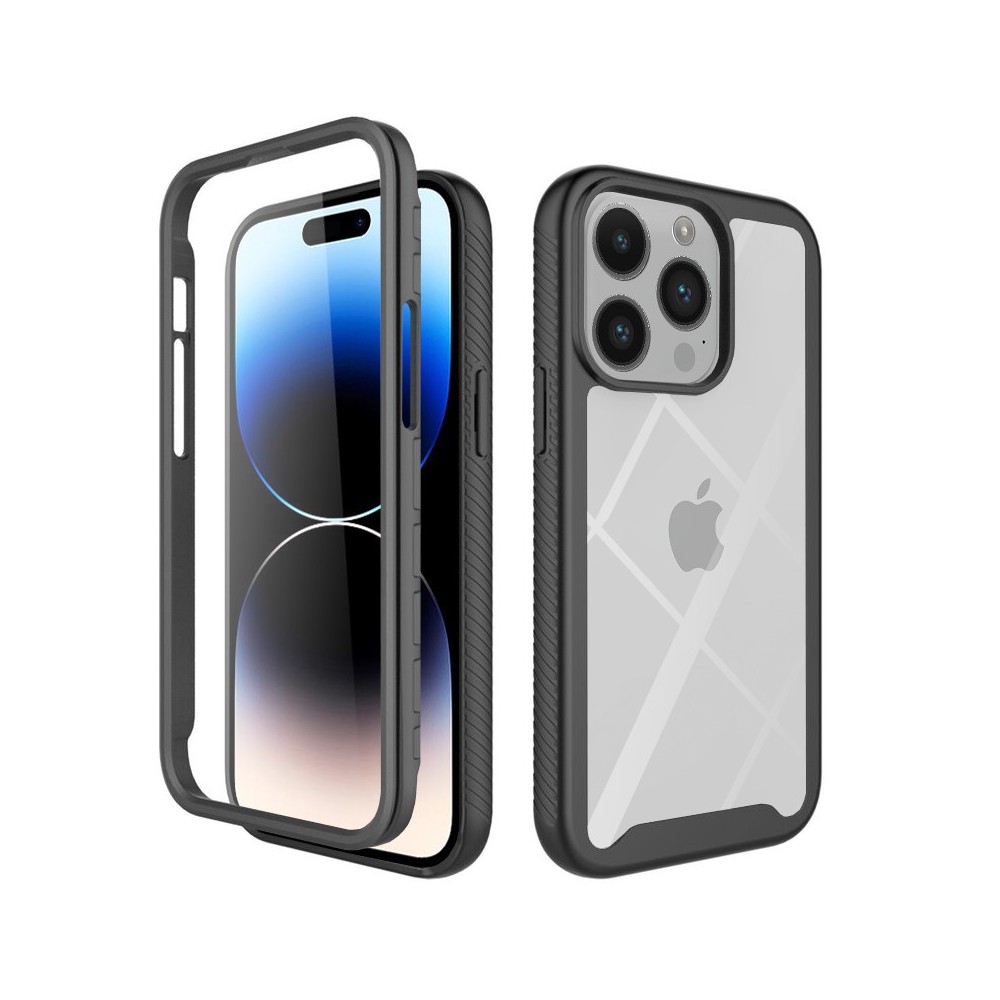 Калъф-Techsuit - Defense360 Pro + Screen Protector - iPhone 14 Pro - Black