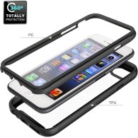 Калъф-Techsuit - Defense360 Pro + Screen Protector - iPhone 5 / 5s / SE - Black