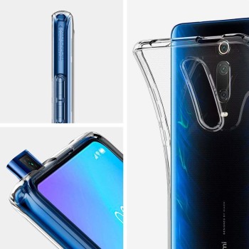 Spigen Liquid Crystal тънък силиконов (TPU) калъф за Xiaomi Mi 9T / Mi 9T Pro, Crystal Clear