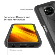 Калъф-Techsuit - Defense360 Pro + Screen Protector - Xiaomi Poco X3 / Poco X3 NFC / Poco X3 Pro - Black