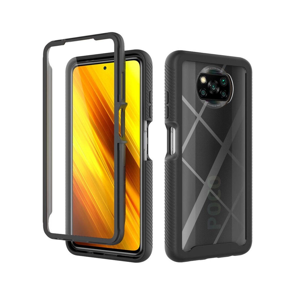 Калъф-Techsuit - Defense360 Pro + Screen Protector - Xiaomi Poco X3 / Poco X3 NFC / Poco X3 Pro - Black