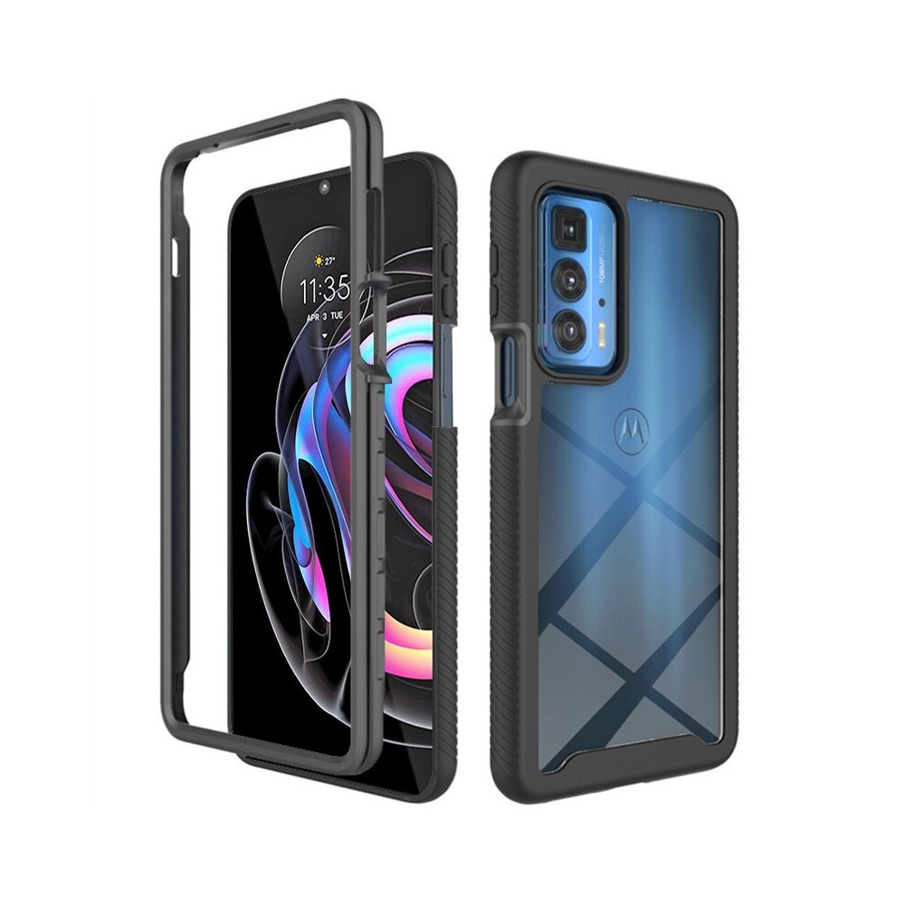 Калъф-Techsuit - Defense360 Pro + Screen Protector - Motorola Edge 20 Pro 5G - Black