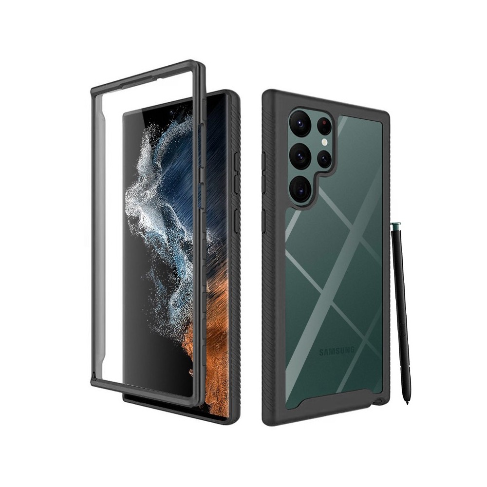 Калъф-Techsuit - Defense360 Pro + Screen Protector - Samsung Galaxy S22 Ultra - Black