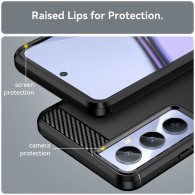 Калъф-Techsuit - Carbon Silicone - Realme C65 - Black