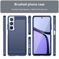 Калъф-Techsuit - Carbon Silicone - Realme C65 - Blue