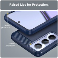 Калъф-Techsuit - Carbon Silicone - Realme C65 - Blue