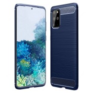 Калъф-Techsuit - Carbon Silicone - Samsung Galaxy S20 Plus 4G / S20 Plus 5G - Blue