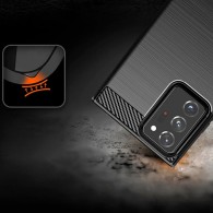 Калъф-Techsuit - Carbon Silicone - Samsung Galaxy Note 20 Ultra / Note 20 Ultra 5G - Blue